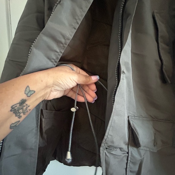 Mens / Women's Heavy Duty Insulated Coat • Large • Grey • - Picture 9 of 9